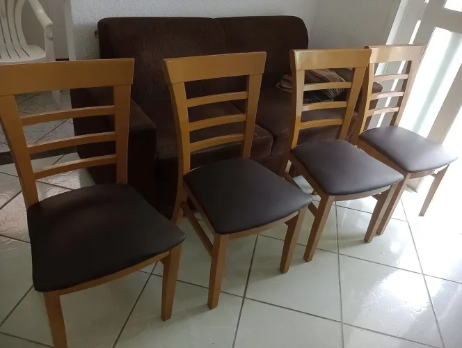 Mesa vidro e mármore