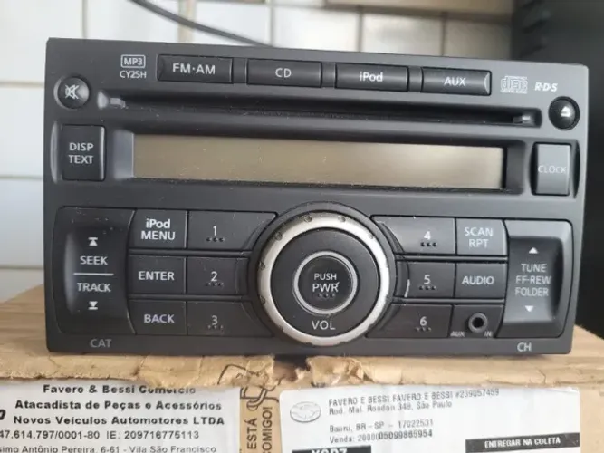 Kit Multimídia ORIGINAL NISSAN VERSA-2013