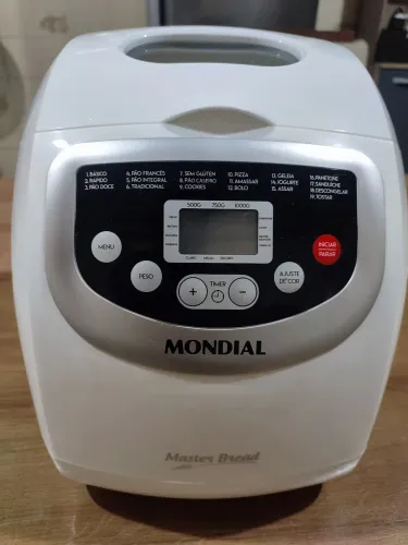 Panificadora Master Bread Mundial 700w notaa fiscal e manual 