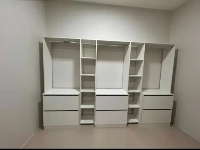 CLOSET CM 6 GAVETÕES CABIDEIROS MDF NOVO