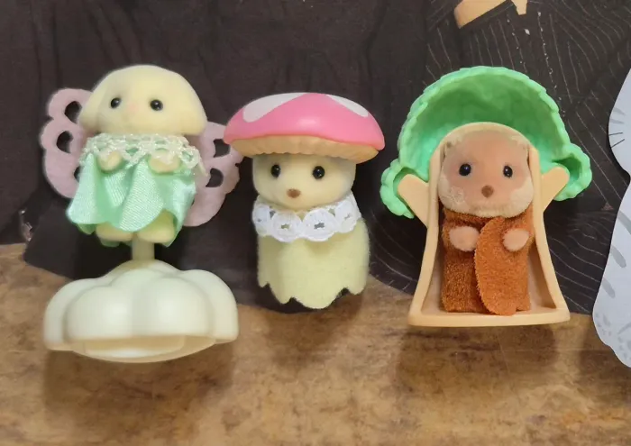 sylvanian families lote blind bag blooming baby friends