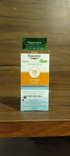 Eucerin Sun Hydro Fluid FPS 70 de 50ml Cor Escura