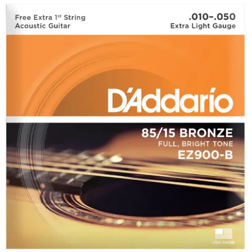Encordoamento Daddario Original Guitarra e Violão "Escolha" EXL110 EXL120 EZ900 EZ910