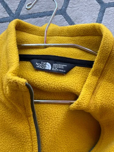 Fleece The North Face Glacier 1/4 Zip Amarelo Mostarda Tam. M Original nova Nunca Usada