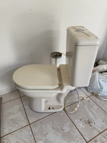 Vasos sanitários e bancadas com cubas