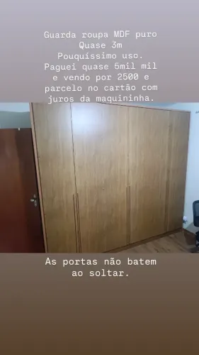 Guarda roupa MDF puro