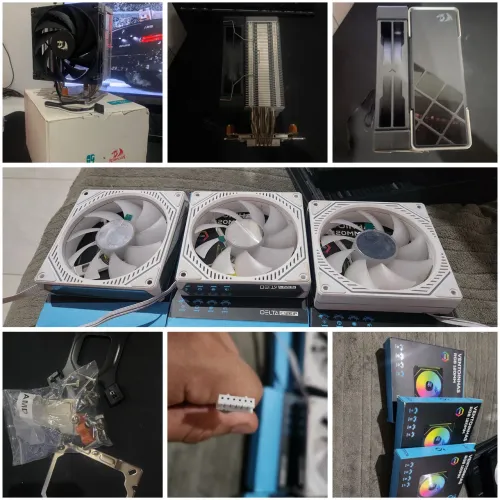 Aircooler redragon+3fans brancas rgb