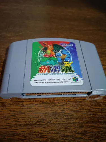 Cartucho Nintendo 64 Original Pokémon Stadium 0 Exclusivo Japão