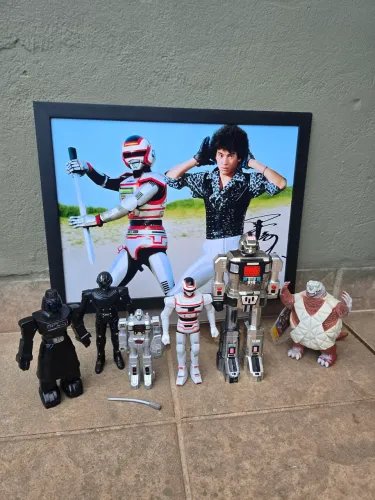 Lote tokusatsu do jaspion e seus personagens