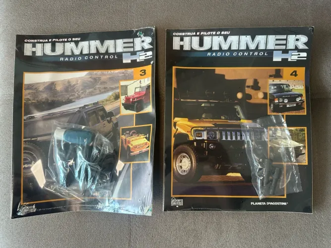 Automodelo Hummer H2 Radio Control DeAgostini - Lote 11 Fascículos + Peças Lacradas