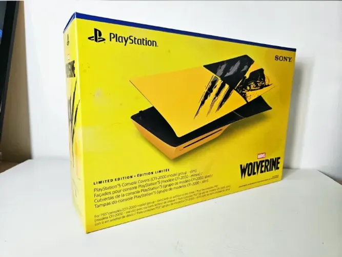 Tampa Faceplate Wolverine para Ps5 Slim! - Nova Lacrada