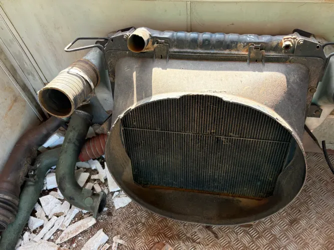 Kit radiador água, intercooler com canos original Mb 1621,serve no 1418,1618,1218