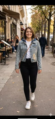 Jaqueta jeans feminina 