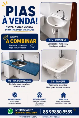 Pias a venda