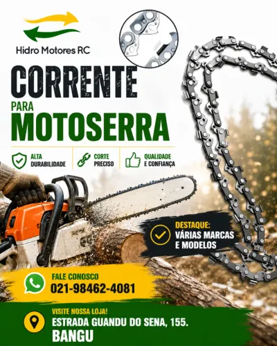 Corrente motosserra Roçadeira