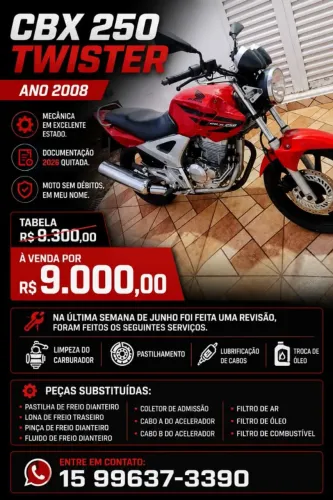 Moto CBX 250 Twister