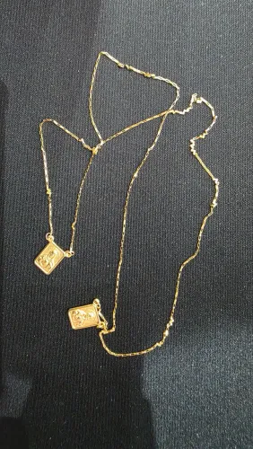 Corrente Escapulario Ouro 18k