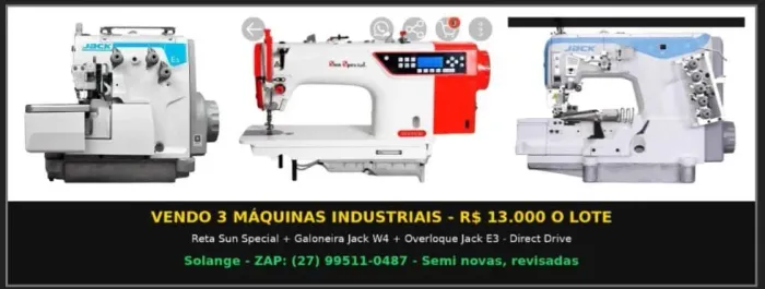 Máquina de costura