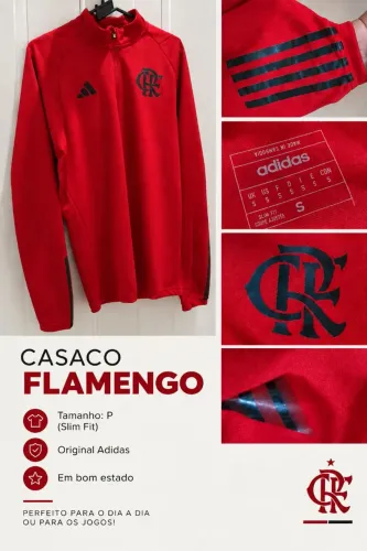 Casaco Flamengo Adidas -Linha Treino 2023