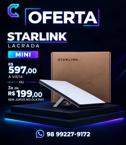 Starlink Mini Nova - Internet nos Lençóis, Trilhas e mais