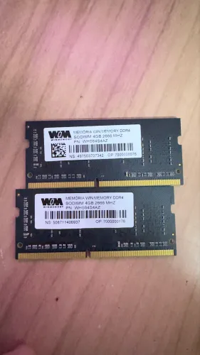 Memória RAM SODDIM DDR4 2x4