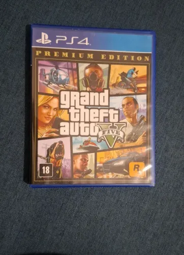 Grand Theft Auto V Premium Edition PS4 Mídia Física - Original