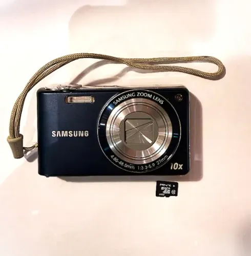 CÂMERA SAMSUNG (PL210) - 14,2 MP - Zoom 10X - SDcard 8Gb