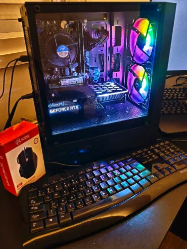 PC GAMER RTX 3060 Ti 8GB + 16GB DDR4 + NVMe 500GB + HD 1TB