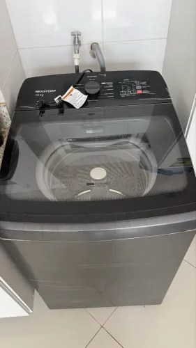 Máquina de Lavar Brastemp 12kg Titanium 220V - com defeito