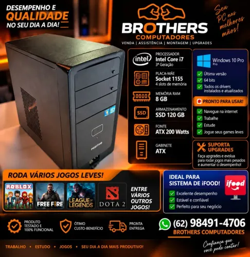 CPU intel Core i7 com garantia
