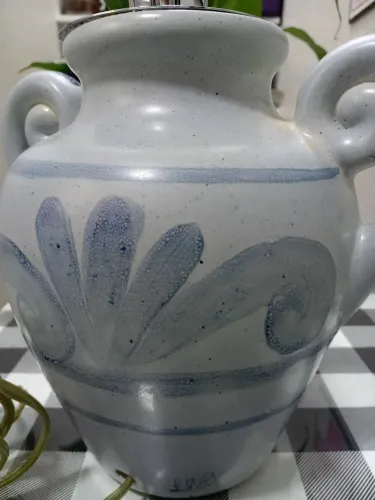 Abajur vintage de cerâmica