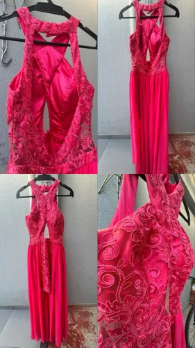 Vestido de gala - rosa pink