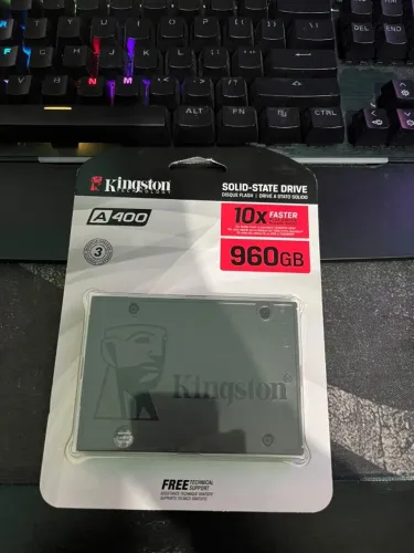 SSD 960GB Kingston A400 SATA 3 - NOVO / LACRADO