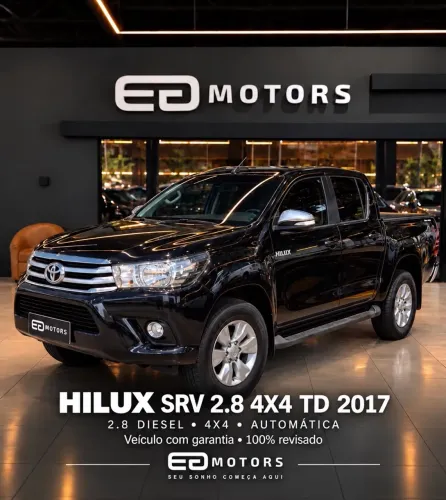 Toyota Hilux CD SRV 4X4 2.8 TDI Diesel Aut. 2017