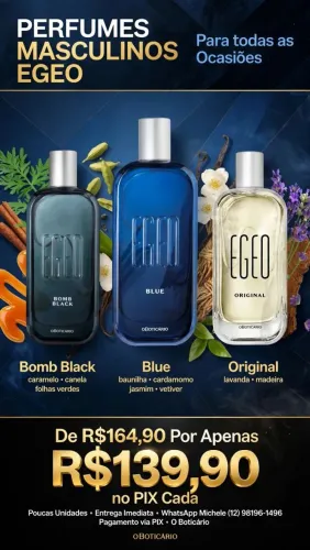 Perfumes masculinos Egeo