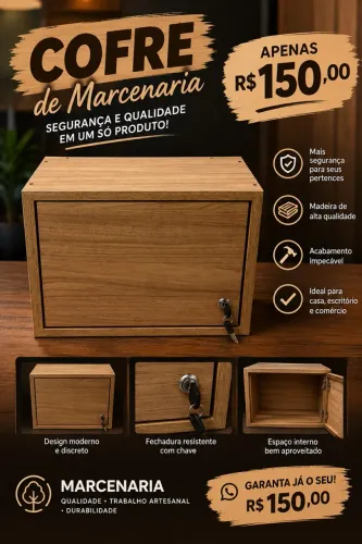 Cofre de marcenaria