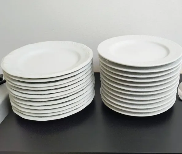 Pratos sobremesa porcelana Schmidt 19cm