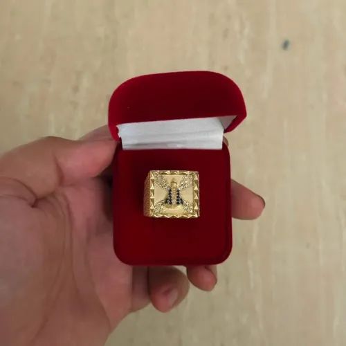Anéis banhados a ouro 18k