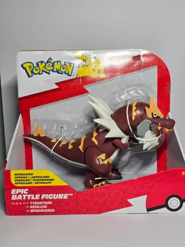 Pokémon Tyrantrum Epic Battle Jazwares novo
