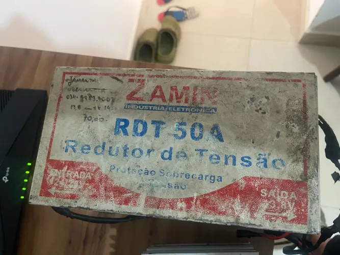Redutor de tensão zamin 24volt para 13,8 volts