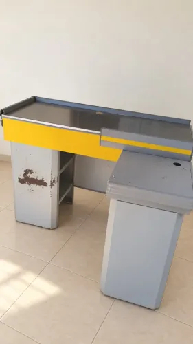 Caixa de supermercado e mercado
