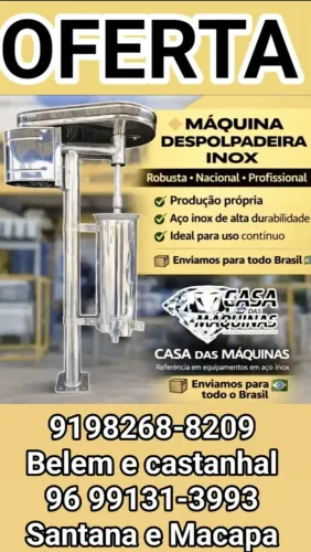 Máquina de açaí inox