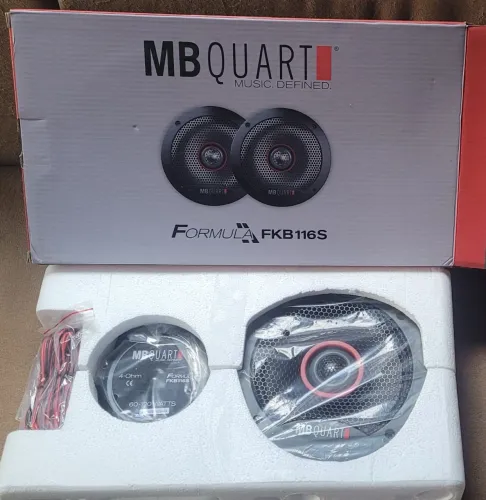 Alto falantes coxial mb quart formula fkb116S. 60-120 watts novo sem uso.
