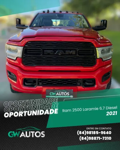 Ram 2500 Laramie 6.7 TDI CD 4X4 Diesel 2021