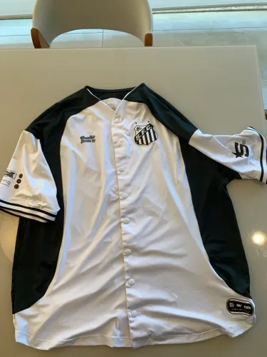 Camisa do Santos collab Wanted Charlie Brown Jr. Som das Ruas. Camisa absurda sem uso