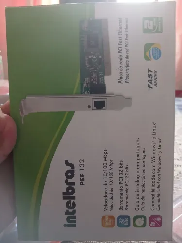 Placa de Rede PCI Fast Ethernet RJ45