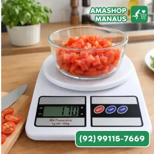 Balanca Digital De Cozinha 10kg Alta Precisao Dieta