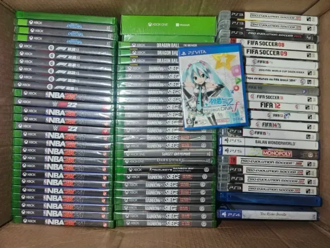 Lote Jogos Xbox One X Ps3 Wii u Wii Hatsune Miku Ps4 Ps5