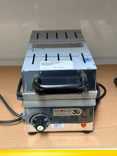 MAQUINA DE CREPE NO PALITO 6 CAV. COM TEFLON - INOVAMAQ
