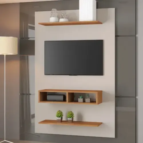 Painel Byte Off White/Mel (PRODUTO NOVO)